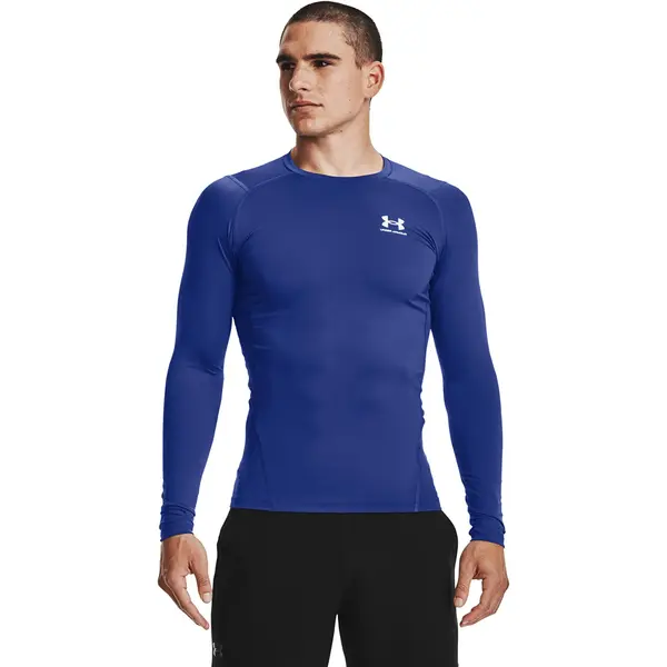 Under Armour Тениска Under Armour Hg Armour Comp LS Royal/ White XXXL