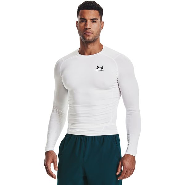 Under Armour Тениска Under Armour Hg Armour Comp LS White/ Black XL