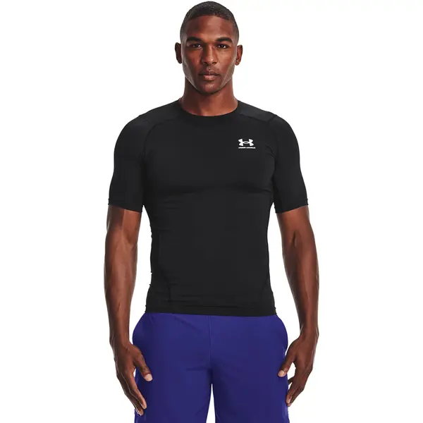 Under Armour Тениска Under Armour Hg Armour Comp SS Black/ White XL