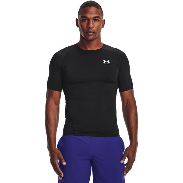 Under Armour Тениска Under Armour Hg Armour Comp SS Black/ White XXL