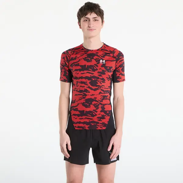 Under Armour Тениска Under Armour HG Printed SS Tee Black XL