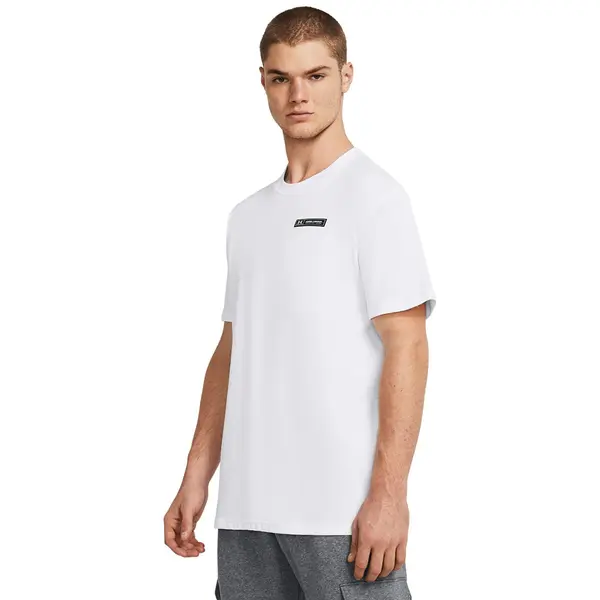 Under Armour Тениска Under Armour HW ARMOUR LABEL SS Tee White/ Black M