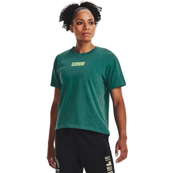 Under Armour Тениска Under Armour PJT ROCK GLOBE SS Green S