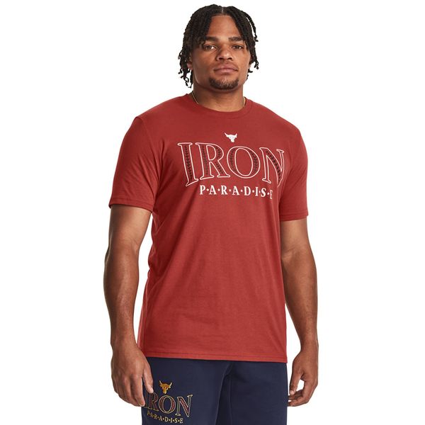 Under Armour Тениска Under Armour PJT ROCK IRON SS Red S