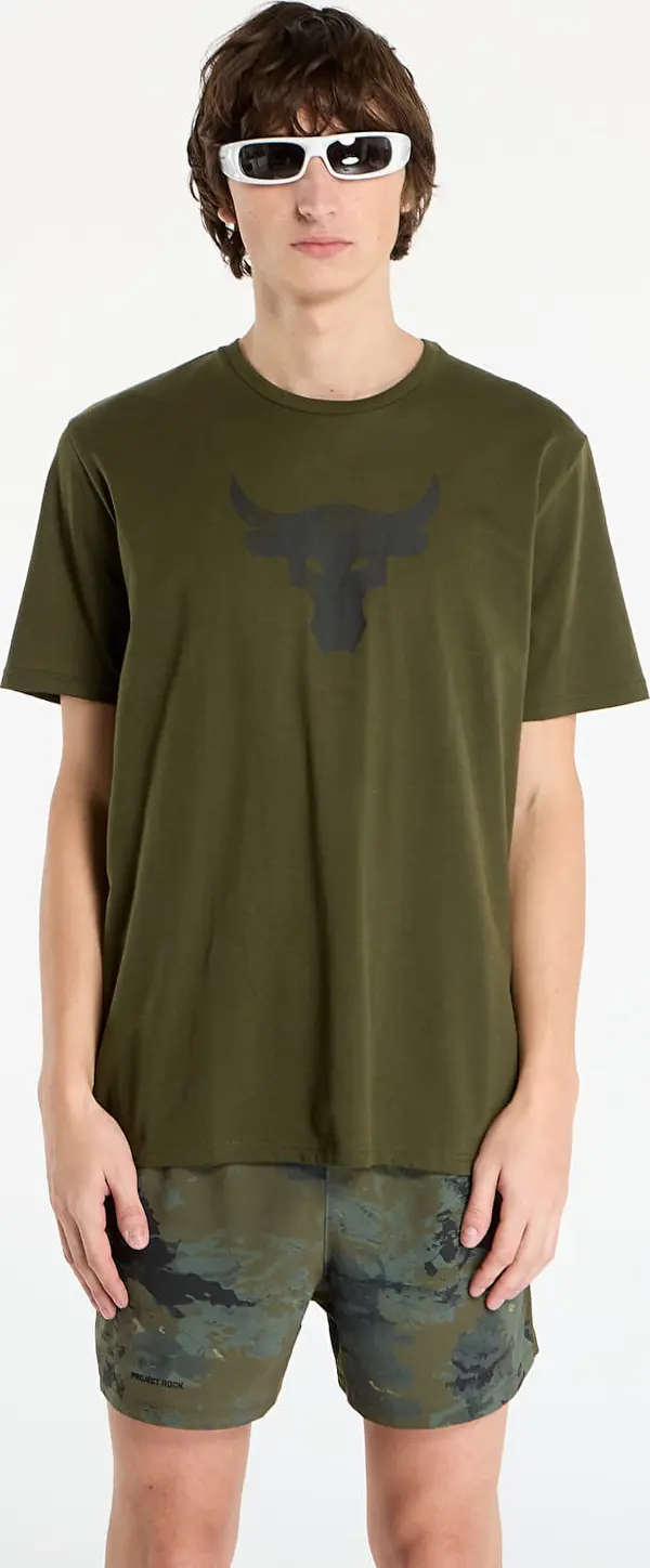 Under Armour Тениска Under Armour Project Rock Brahma Bull SS Expedition Green XL