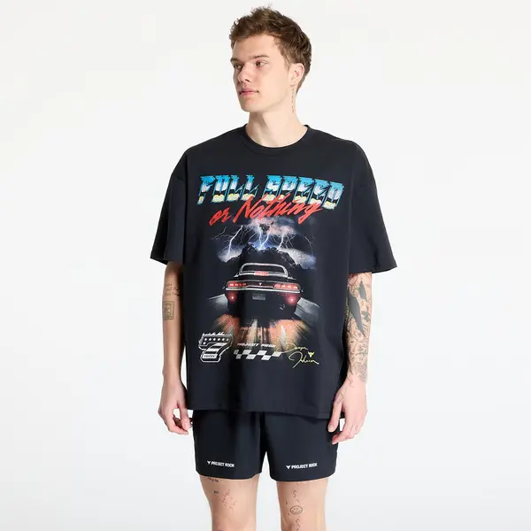 Under Armour Тениска Under Armour Project Rock Heavyweight T-Shirt Black S