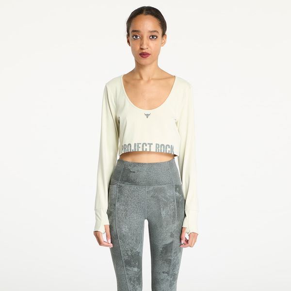 Under Armour Тениска Under Armour Project Rock LG Longsleeve Workout Top Silt/ Clay Green L