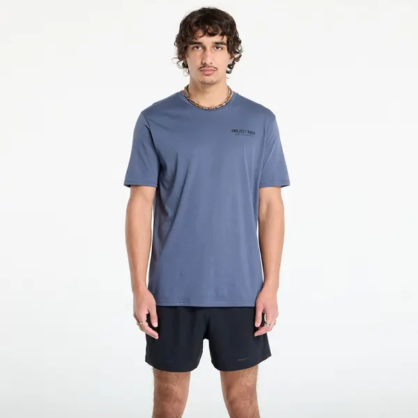 Under Armour Тениска Under Armour Project Rock Q3 SS Grey S