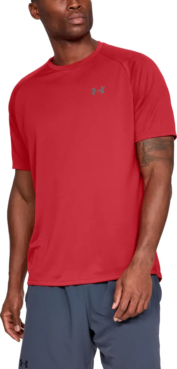 Under Armour Тениска Under Armour Tech 2.0 SS Tee Red/ Graphite XXXL