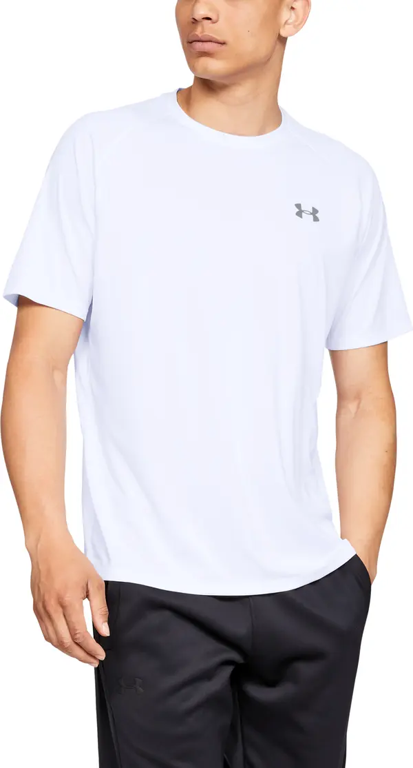 Under Armour Тениска Under Armour Tech 2.0 SS Tee White/ Overcast Gray L
