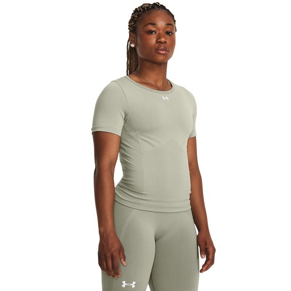 Under Armour Тениска Under Armour Train Seamless SS Green M
