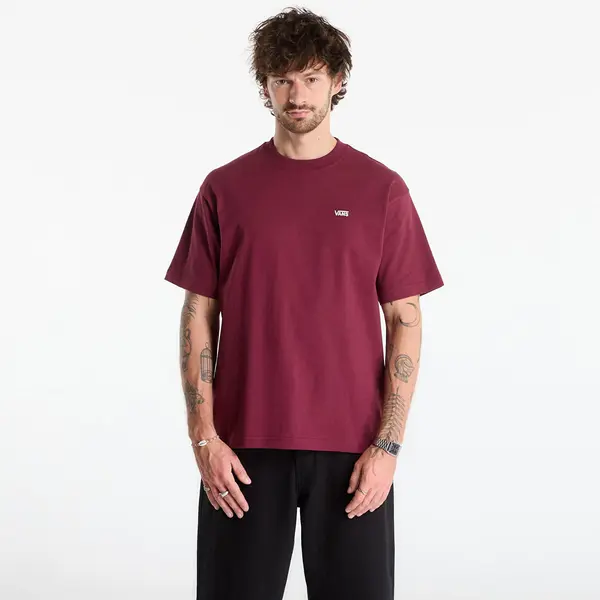 Vans Тениска Vans Left Chest II Loose SS T-Shirt Burgundy XXL