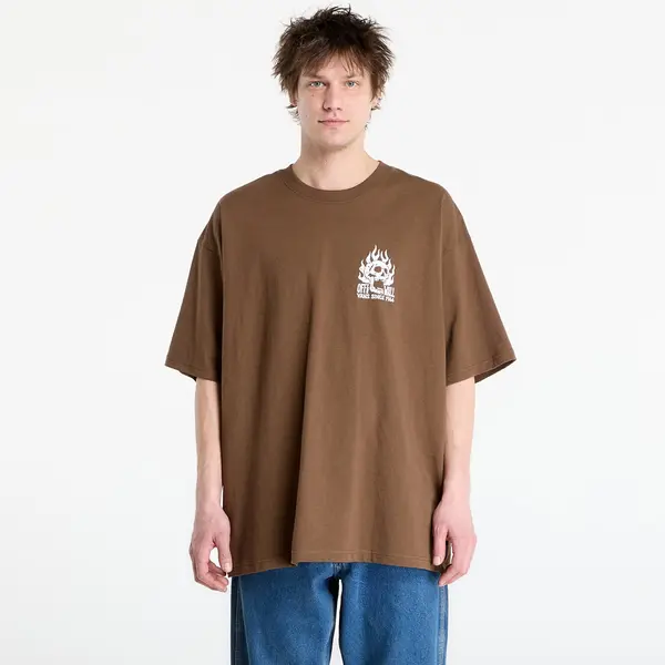 Vans Тениска Vans Off The Wall Fever SS T-Shirt Brown M