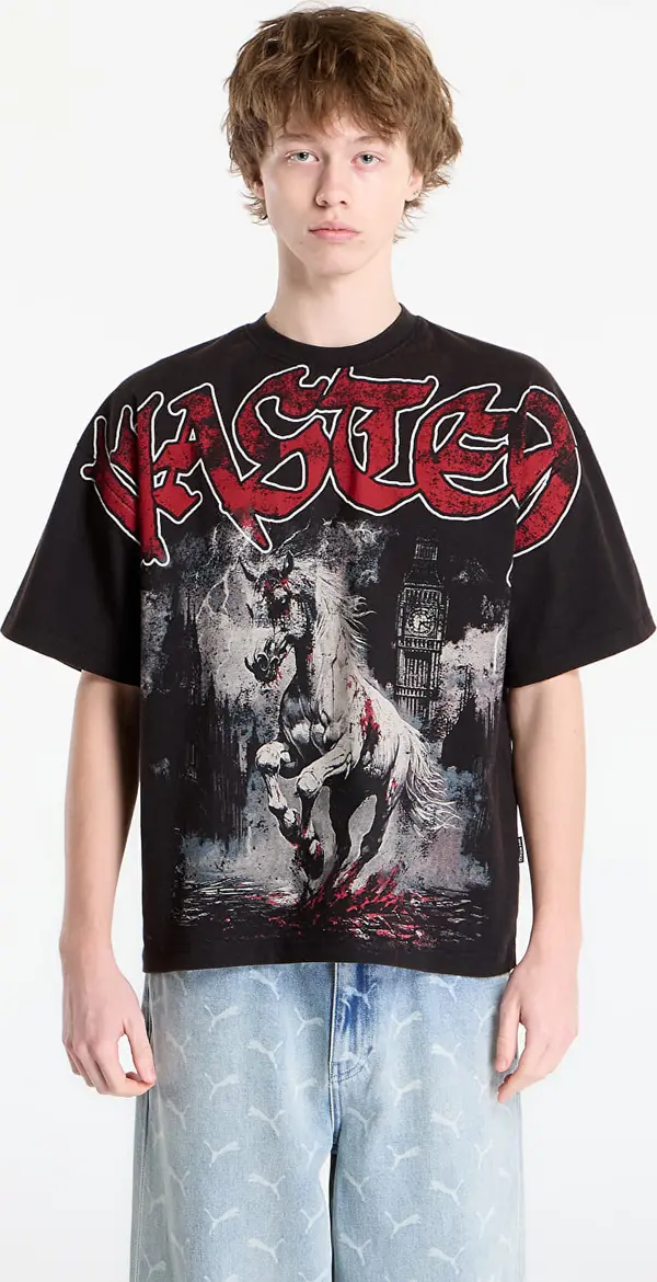 Wasted Paris Тениска Wasted Paris M Defy Boxy Faded Black S