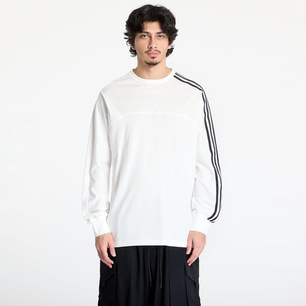 Y-3 Тениска Y-3 3-Stripes Long Sleeve Long-Sleeve Top UNISEX Core White XS