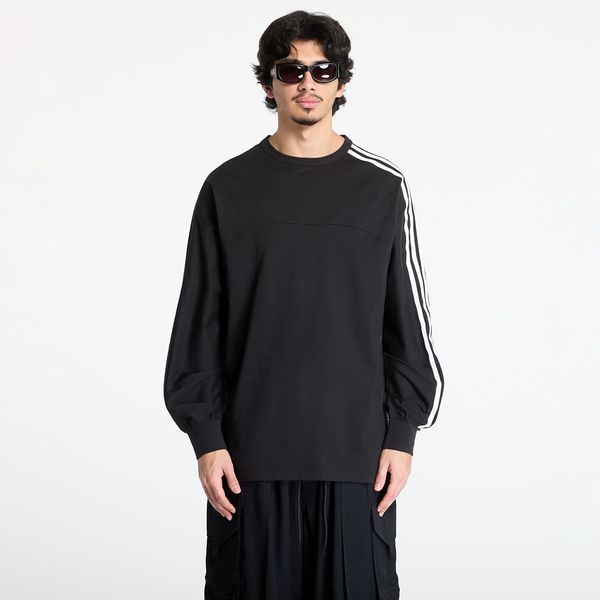 Y-3 Тениска Y-3 3-Stripes Long Sleeve Top UNISEX Black XS