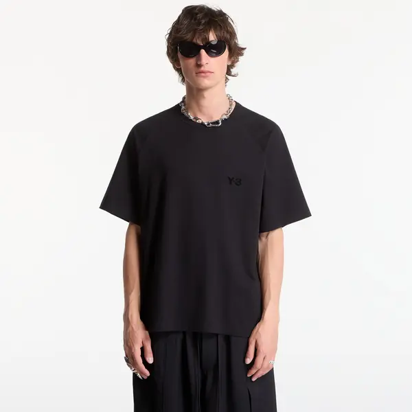 Y-3 Тениска Y-3 Boxy Short Sleeve T-Shirt Black XL