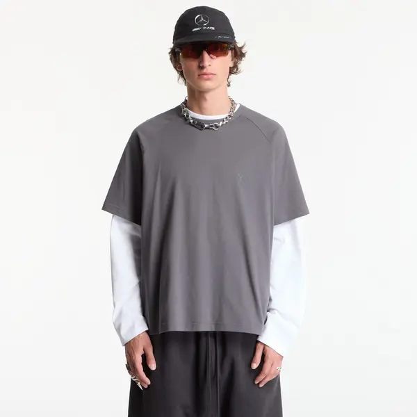 Y-3 Тениска Y-3 Boxy Short Sleeve T-Shirt Grey Five L