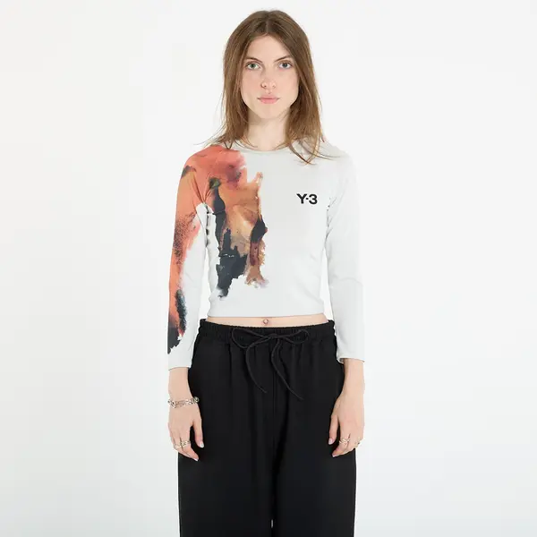 Y-3 Тениска Y-3 Crop Longsleeve T-Shirt Orbit Grey S/34