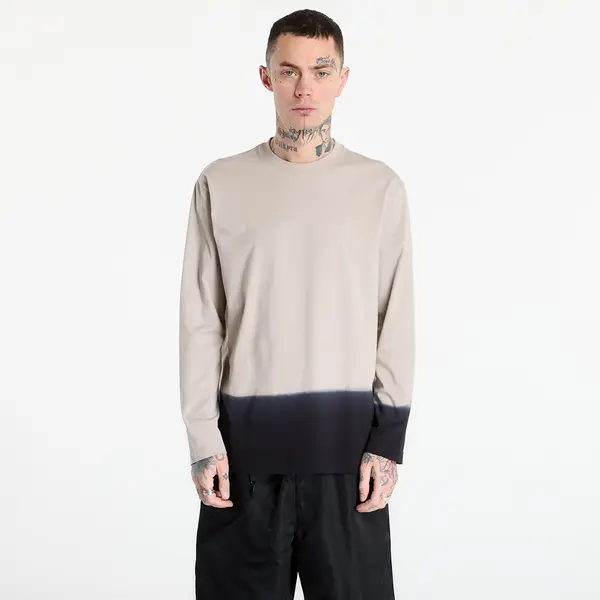 Y-3 Тениска Y-3 DIPPED LONG SLEEVE Long-Sleeve Top Light Brown/ Black XL