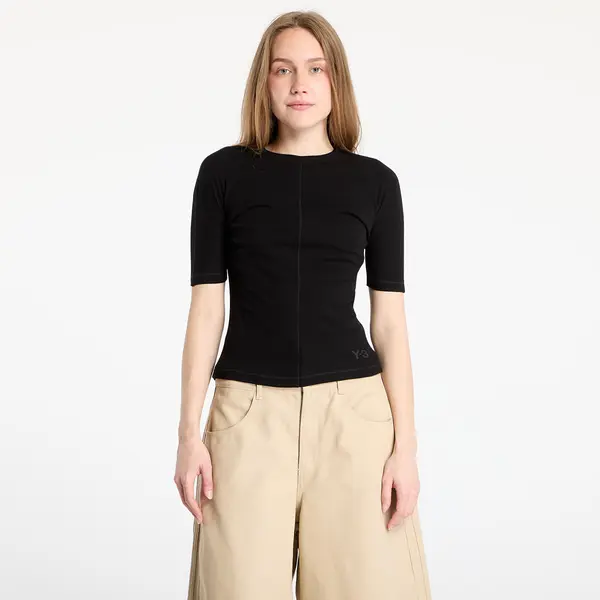 Y-3 Тениска Y-3 Fitted Short Sleeve T-Shirt Black L