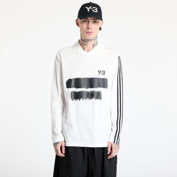 Y-3 Тениска Y-3 Graphic Logo Long Sleeve Top UNISEX Core White XS