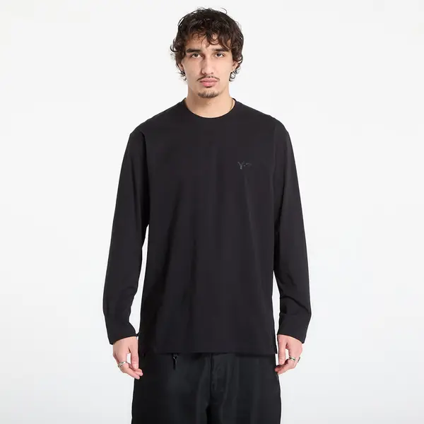 Y-3 Тениска Y-3 Logo Long Sleeve Long-Sleeve Top UNISEX Black L