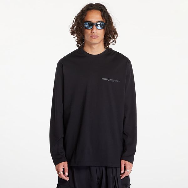 Y-3 Тениска Y-3 Logo Long Sleeve Tee UNISEX Black XS