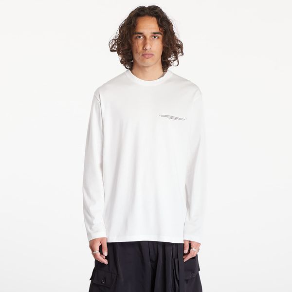 Y-3 Тениска Y-3 Logo Long Sleeve Tee UNISEX Core White XL