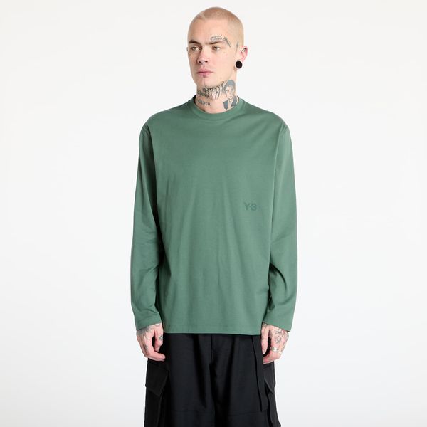 Y-3 Тениска Y-3 Long Sleeve Top UNISEX Green Oxide S