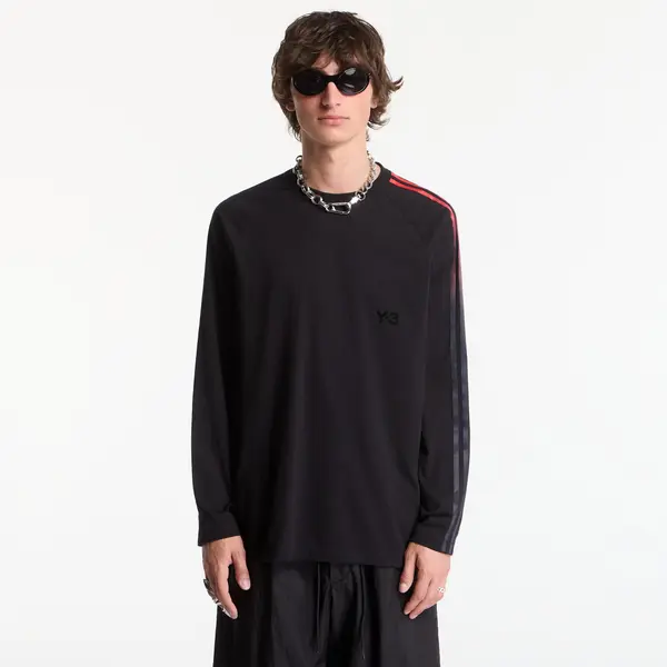 Y-3 Тениска Y-3 Oversized Gradient Stripes Long Sleeve T-Shirt UNISEX Black M