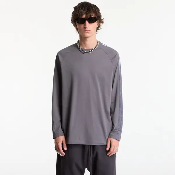 Y-3 Тениска Y-3 Oversized Gradient Stripes Long Sleeve T-Shirt UNISEX Grey Five L