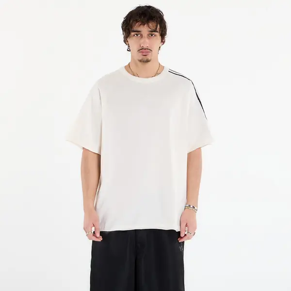 Y-3 Тениска Y-3 Raw Edge 3 Stripes Short Sleeve T-Shirt Chalk White M
