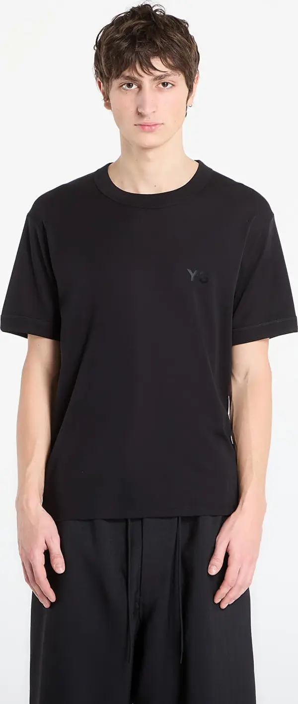 Y-3 Тениска Y-3 Slim Short Sleeve T-Shirt Black S