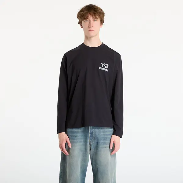 Y-3 Тениска Y-3 x Neighborhood Logo Long Sleeve Tee UNISEX Black XL
