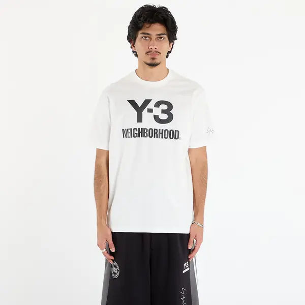 Y-3 Тениска Y-3 x Neighborhood Logo Tee UNISEX Core White M