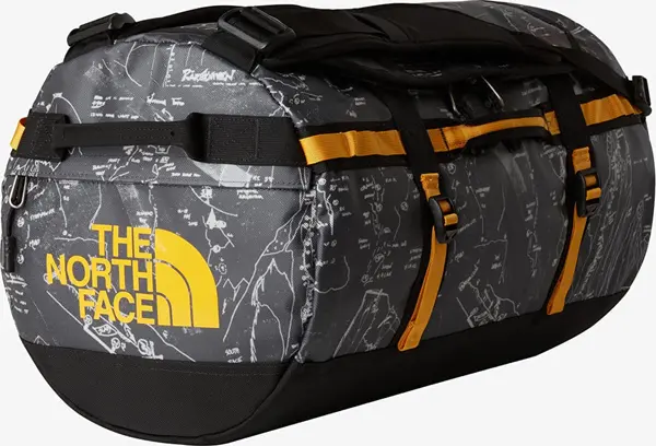 The North Face The North Face Base Camp Duffel - S Anthracite Grey Conrad Topos Print/ Summit Gold 50 l