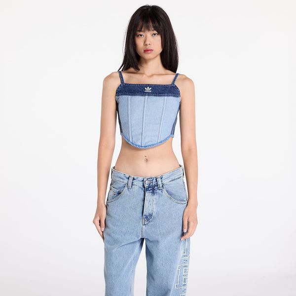 adidas Originals Топ adidas x KSENIASCHNAIDER Corset Medium Blue Denim/ Light Denim 42