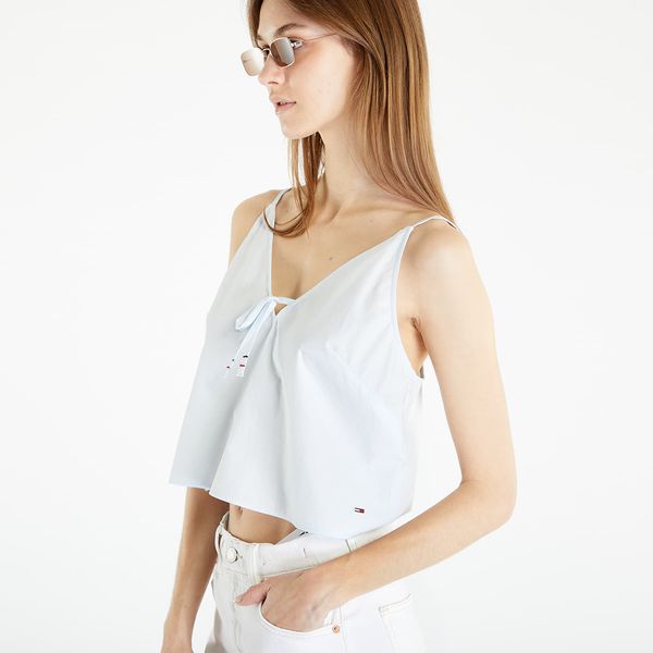 Tommy Hilfiger Топ Tommy Jeans Poplin Strappy Top Shimmering Blue L