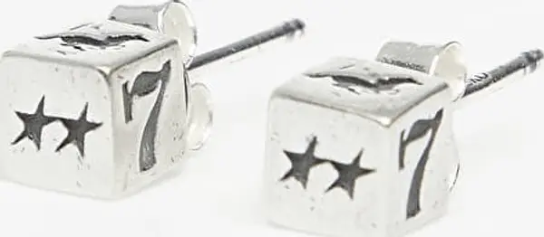 TwoJeys TwoJeys Dice Stud Earrings Silver Universal