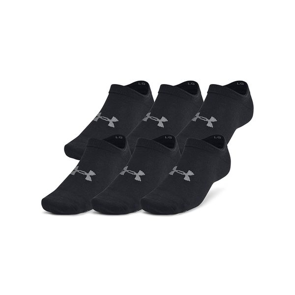 Under Armour Under Armour Essential No Show 6pk Black M