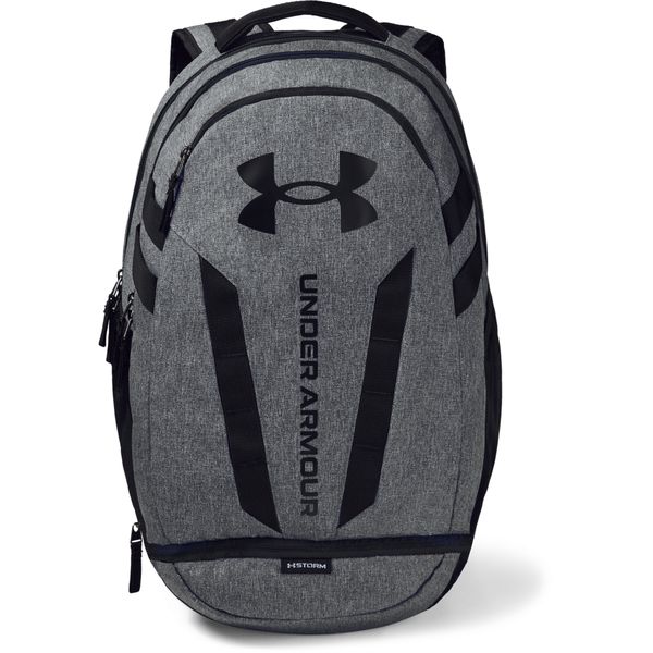 Under Armour Under Armour Hustle 5.0 Backpack Black/ Graphite Medium Heather/ Black