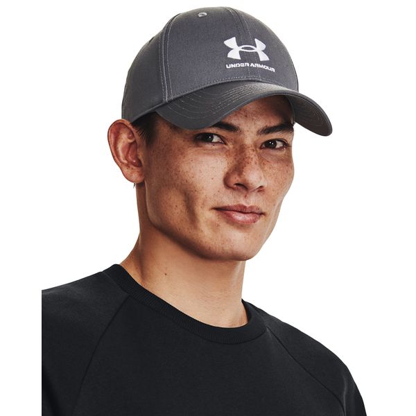 Under Armour Under Armour Mens Branded Lockup Adj Gray Universal