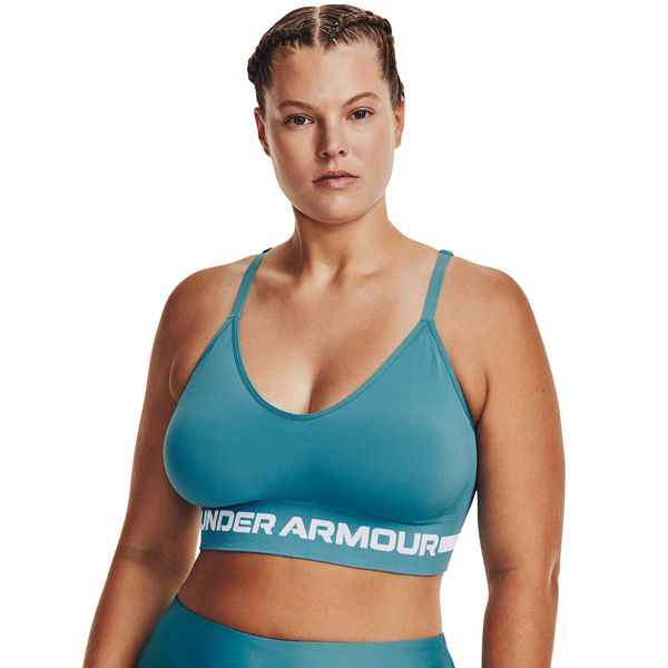 Under Armour Under Armour Seamless Low Long Bra Blue XS