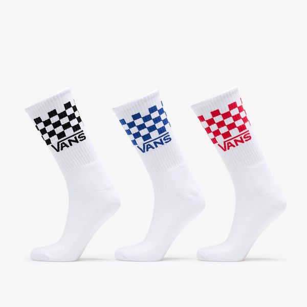 Vans Vans Classic Check Crew 3-Pack White 38.5-42