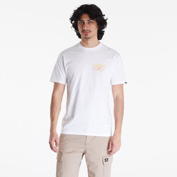 Vans Vans Full Patch Back SS Tee White/ Copper Tan