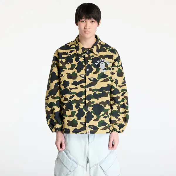 A BATHING APE Ветровка A BATHING APE Gore-Tex Wind Stopper 1St Camo Relaxed Coach Jacket M Yellow XL