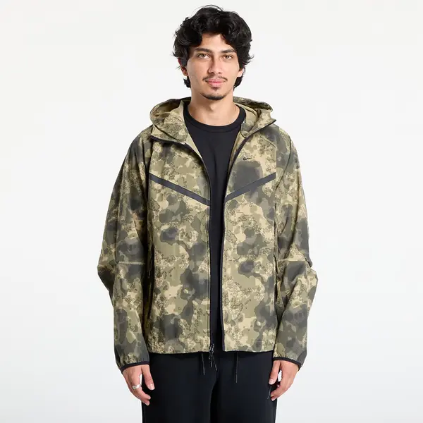 Nike Ветровка Nike Tech Men's Dri-FIT Woven Camo Windrunner Jacket Neutral Olive/ Black XL