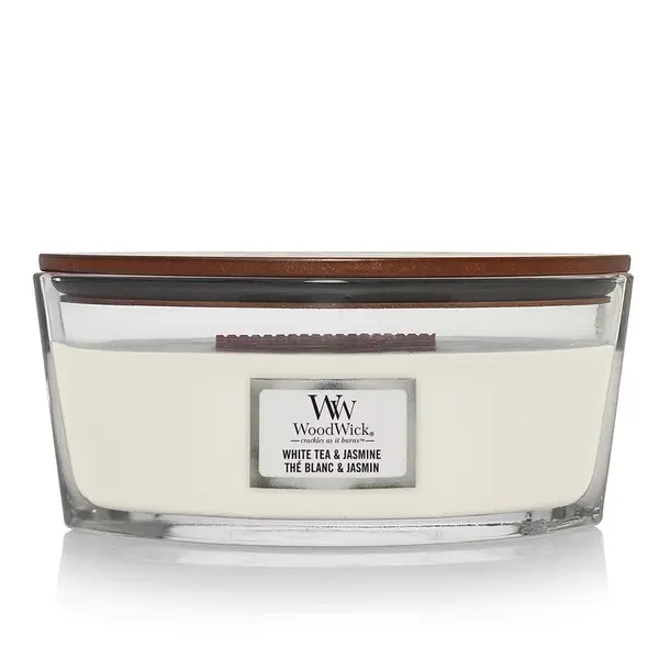 WoodWick Woodwick Elipse Candle White Tea & Jasmine Universal