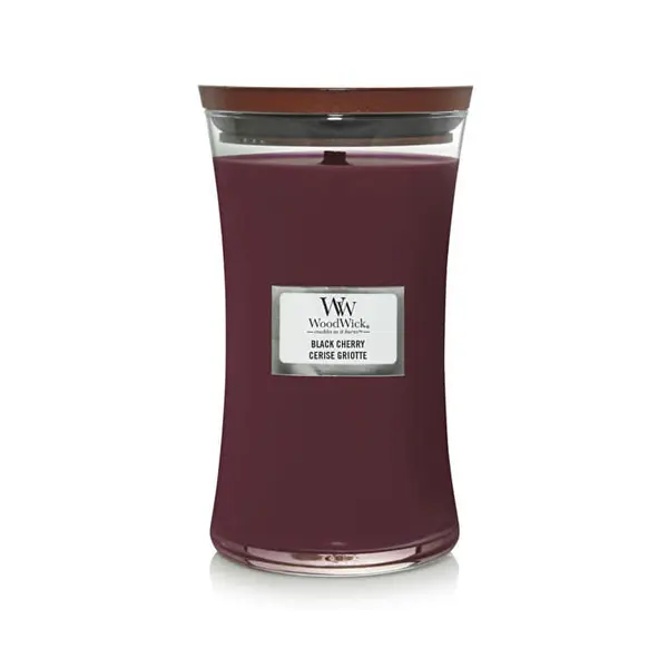 WoodWick Woodwick Large Hourglass Candle Black Cherry Universal